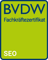 Fachkräfte-Zertifikat SEO des BVDW
